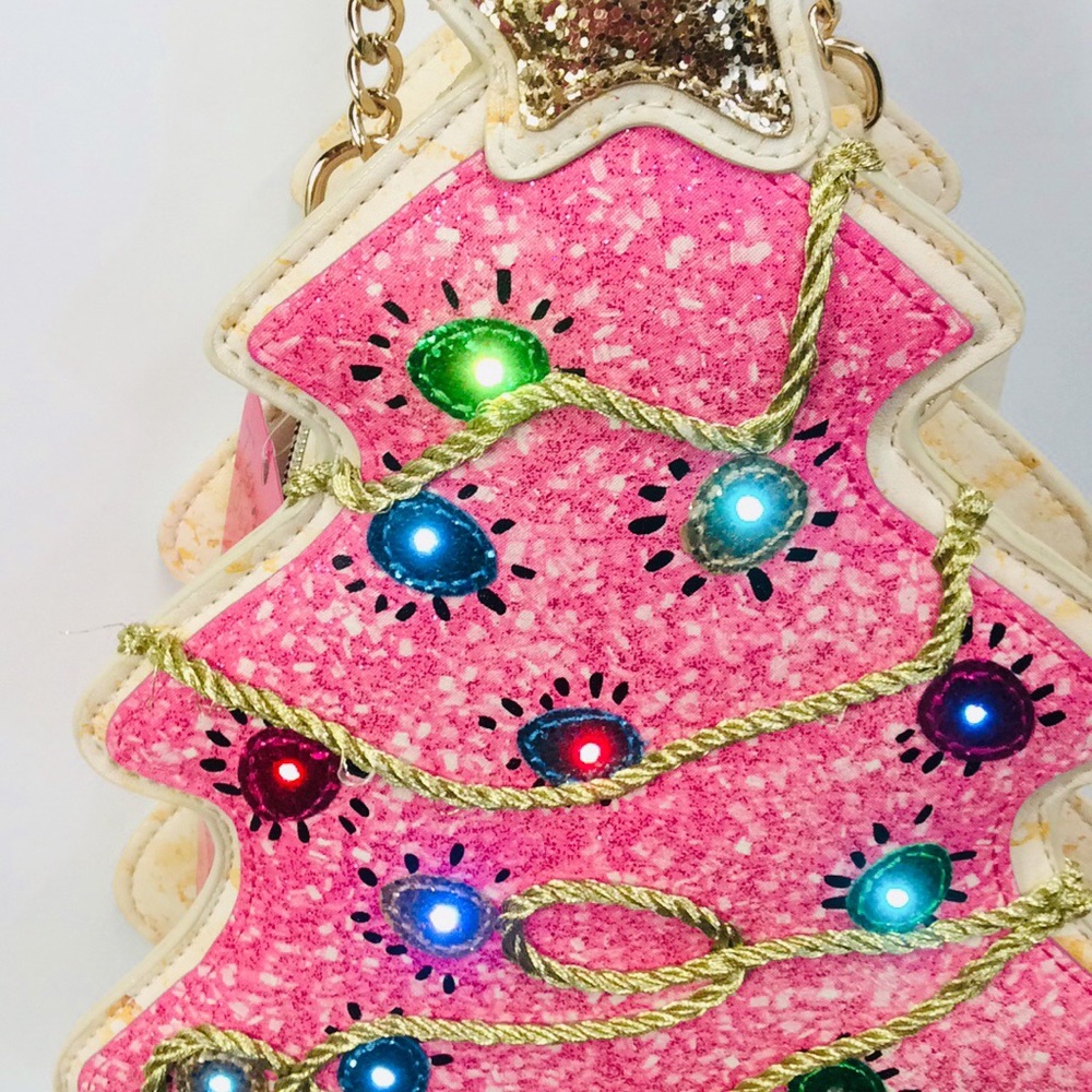 Betsy Johnson One Smart Cookie Christmas Handbag - Picture 3 of 8